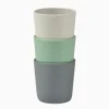 Tableware|Beaba Silicone Anti-Slip Cup Set - 3 Pack