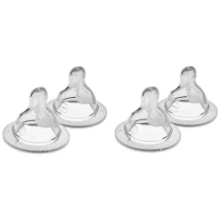 Bottle Feeding|MAM Silicone Bottle Nipples - 4 Pack