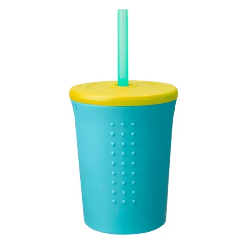 Tableware|GoSili Silicone Kids Straw Cup - 12 oz