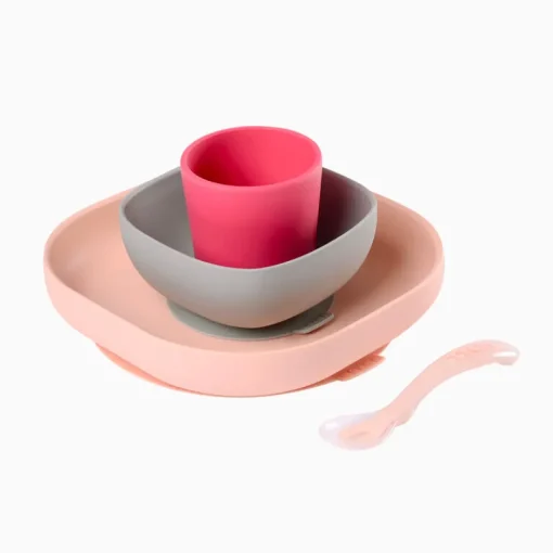 Tableware|Beaba Silicone Suction 4-Piece Meal Set