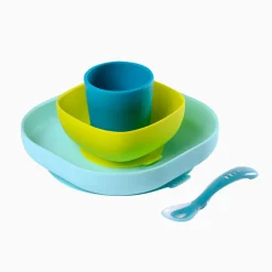 Tableware|Beaba Silicone Suction 4-Piece Meal Set