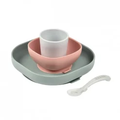Tableware|Beaba Silicone Suction 4-Piece Meal Set