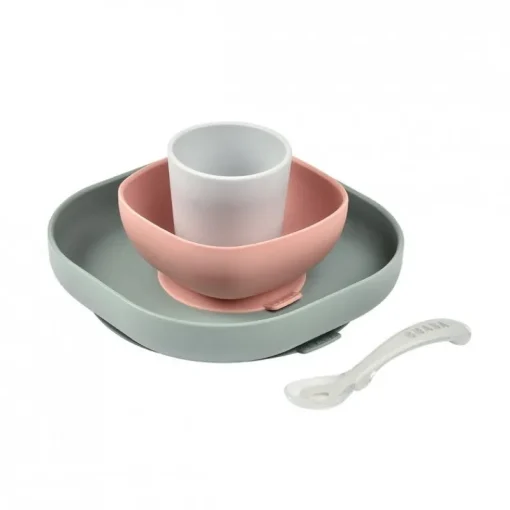 Tableware|Beaba Silicone Suction 4-Piece Meal Set