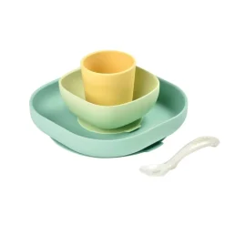 Tableware|Beaba Silicone Suction 4-Piece Meal Set