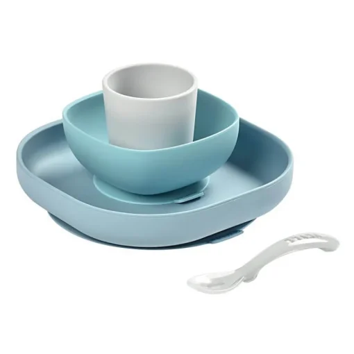 Tableware|Beaba Silicone Suction 4-Piece Meal Set