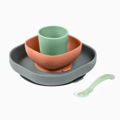 Tableware|Beaba Silicone Suction 4-Piece Meal Set