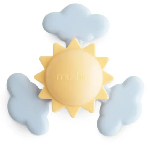Sensory Toys|Mushie Silicone Suction Spinner Toys