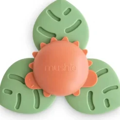 Sensory Toys|Mushie Silicone Suction Spinner Toys