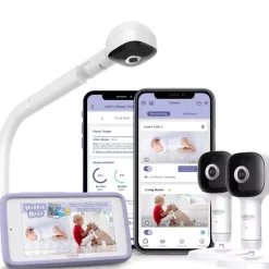 Video Monitors|Hubble Connected SkyVision AI Pro Twin Baby Monitor