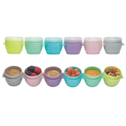 On-The-Go Feeding|Melii Baby Snap & Go Pods - 6pcs