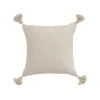 Pillows|Pokoloko Solid Moroccan Pom Pom Pillow