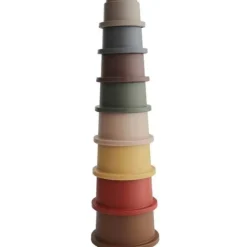 Sensory Toys|Mushie Stacking Cups Toy