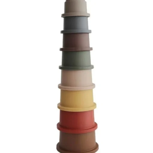 Sensory Toys|Mushie Stacking Cups Toy