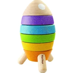 Building Toys|Plan Toys Stacking Rocket