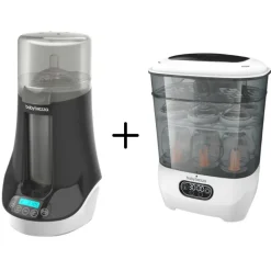 Bottle Feeding|Baby Brezza Sterilizer Dryer Advanced & Bottle and Breastmilk Warmer Bundle