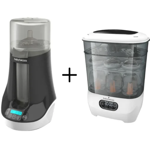 Bottle Feeding|Baby Brezza Sterilizer Dryer Advanced & Bottle and Breastmilk Warmer Bundle