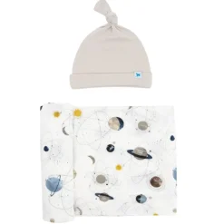 Hats|Swaddles|Little Unicorn Stretch Knit Swaddle & Hat Set