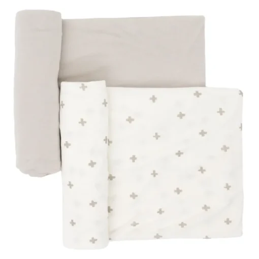 Bedding|Little Unicorn Stretch Knit Swaddle Blanket - 2 Pack