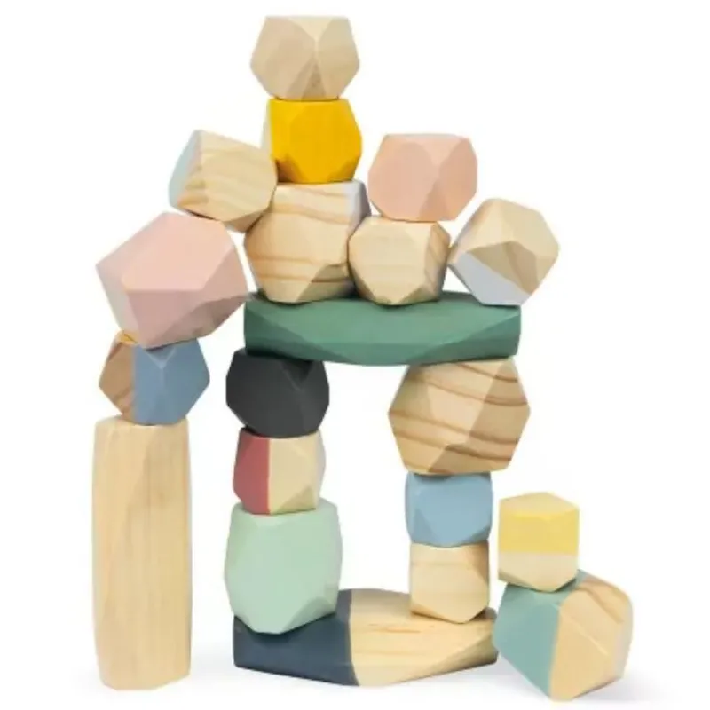 Building Toys|Janod Sweet Cocoon Stacking Stones