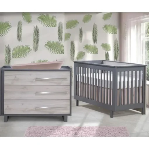 Cribs|Dressers|Tulip Juvenile Urban Convertible Crib and Urban 3 Drawer Dresser Combo