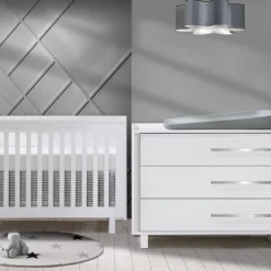 Cribs|Dressers|Tulip Juvenile Urban Convertible Crib and Urban 3 Drawer Dresser Combo