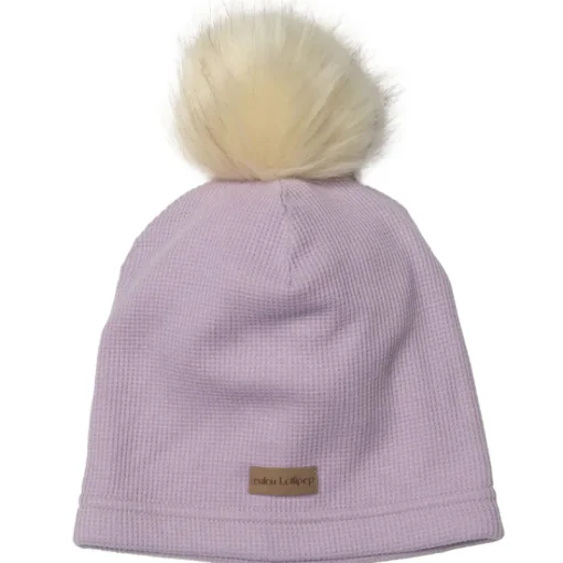 Hats|LouLou Lollipop Waffle Pom Pom Hat