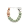 Pacifiers|Pacifier Clips|LouLou Lollipop Wood + Silicone Pacifier Clip