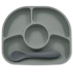 Tableware|bbluv Yümi Silicone Plate and Spoon Set