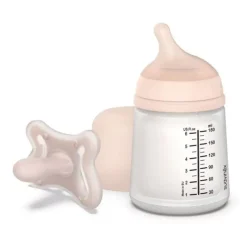 Bottle Feeding|Suavinex Zero Zero Newborn Set - Anti-Colic Bottle and Pacifier